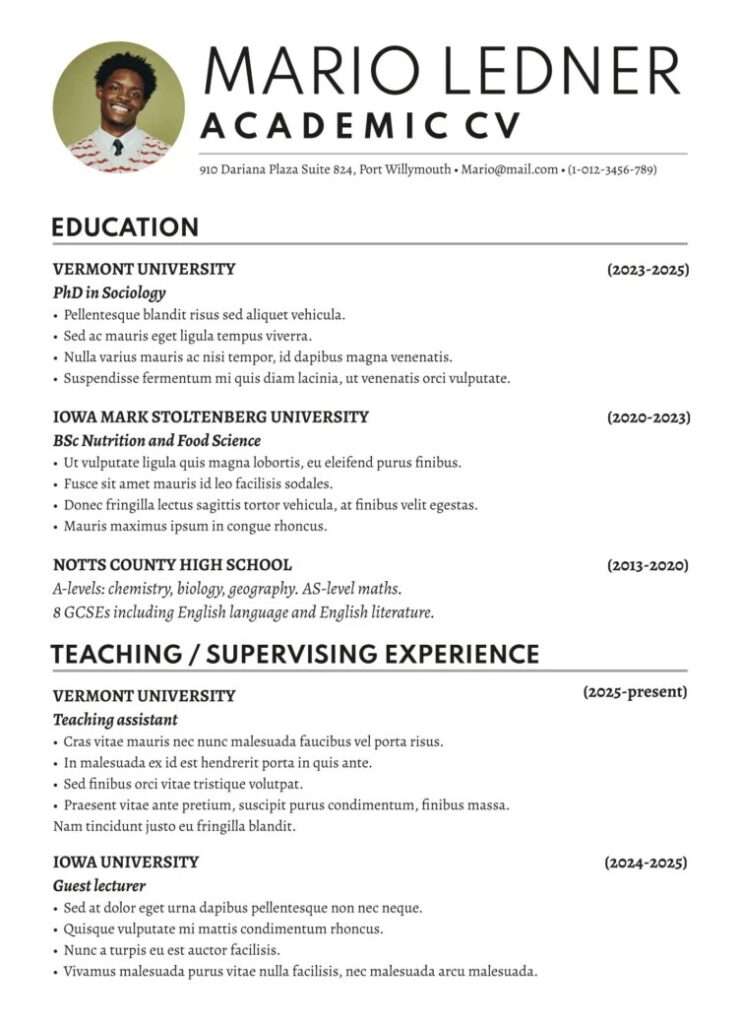 free-resume-templates